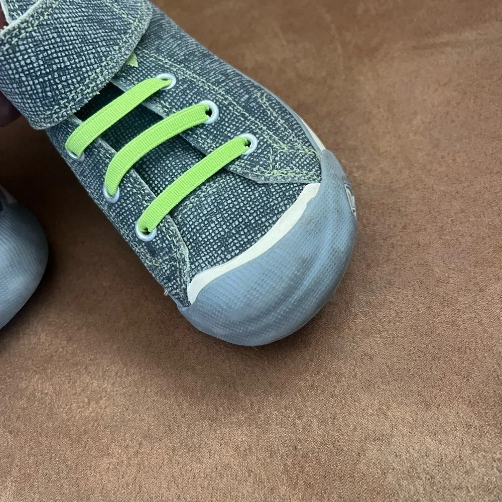 Keen Kids Sneakers with Neon Green Laces